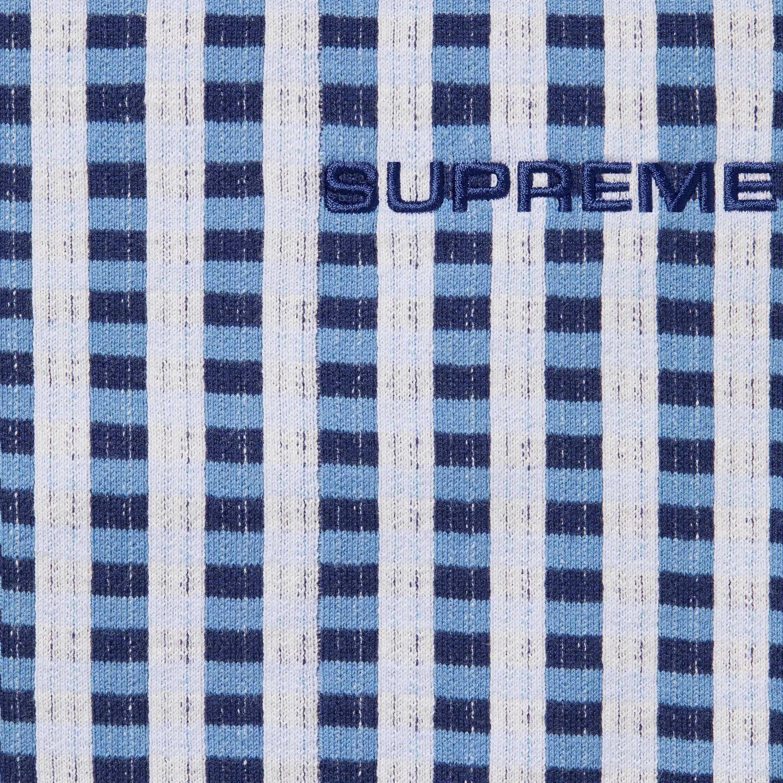 Grid Jacquard S/S Top view 7